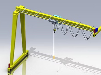 Single Girder Semi Gantry Crane Manufacturers in Pune